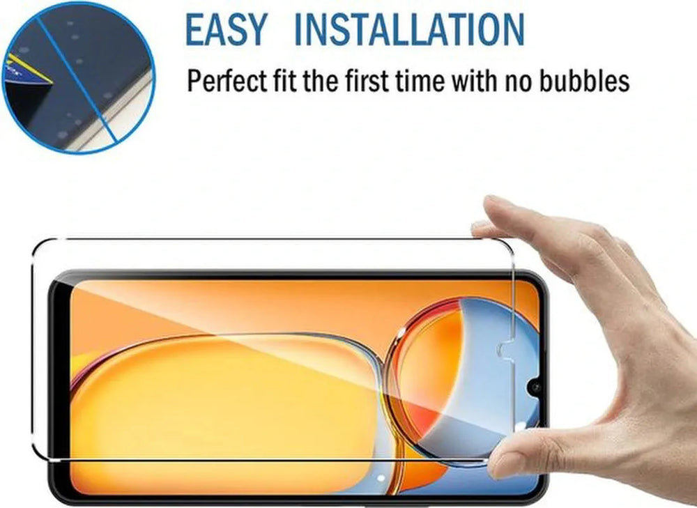 Xiaomi Redmi 13C / Poco C65 Screenprotector Gehard 9H – Anti-kras – 2-Pack-Ilumina Benelux