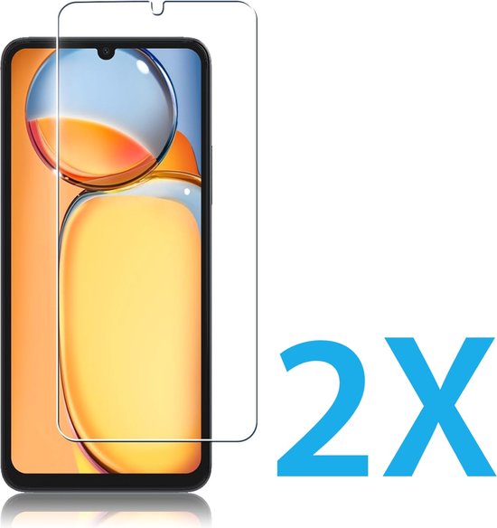 Xiaomi Redmi 13C / Poco C65 Screenprotector Gehard 9H – Anti-kras – 2-Pack-Ilumina Benelux