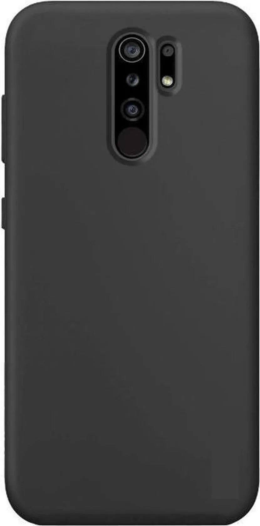 Xiaomi Redmi 9 Hoesjes – Siliconen Backcover – Soft Silicone – Schokbestendig – Zwart-Ilumina Benelux
