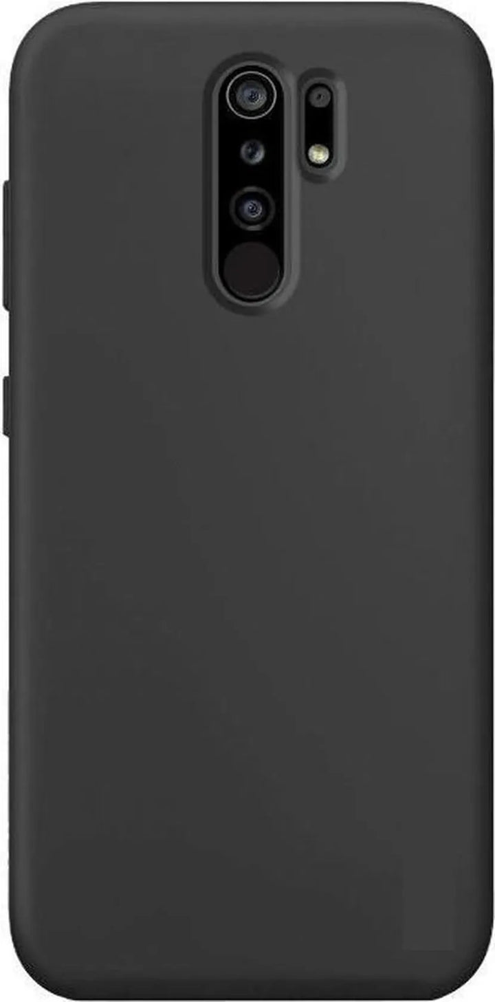 Xiaomi Redmi 9 Hoesjes – Siliconen Backcover – Soft Silicone – Schokbestendig – Zwart-Ilumina Benelux