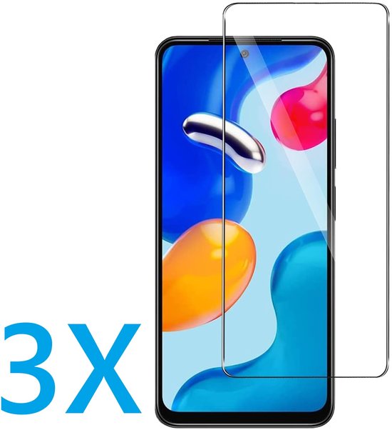 Xiaomi Redmi Note 11 – 9H Gehard Glas – Anti-Kras – 3-Pack-Ilumina Benelux