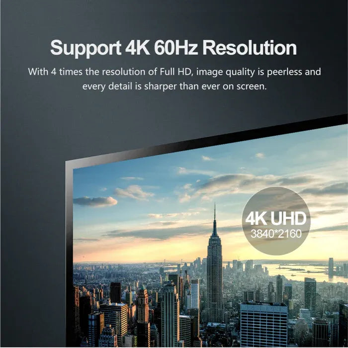 DisplayPort 1.4 Kabel - 8K 60Hz - 4K 144Hz - 32.4Gbps - HDR - DSC 1.2 - Vergulde Connectoren - 1 Meter-Ilumina Benelux