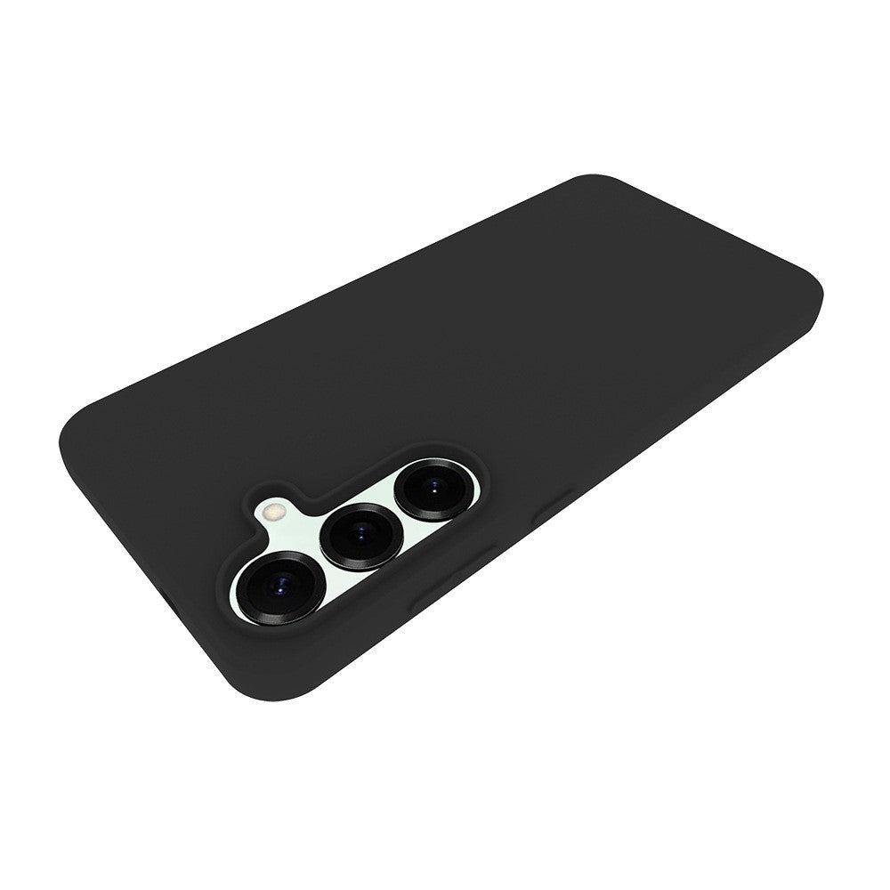 Samsung Galaxy S24 FE / S25 FE Hoesjes – Siliconen Backcover – 3x Screenprotector Gehard Glas – 3x Camera Lens Protector – Zwart-Ilumina Benelux