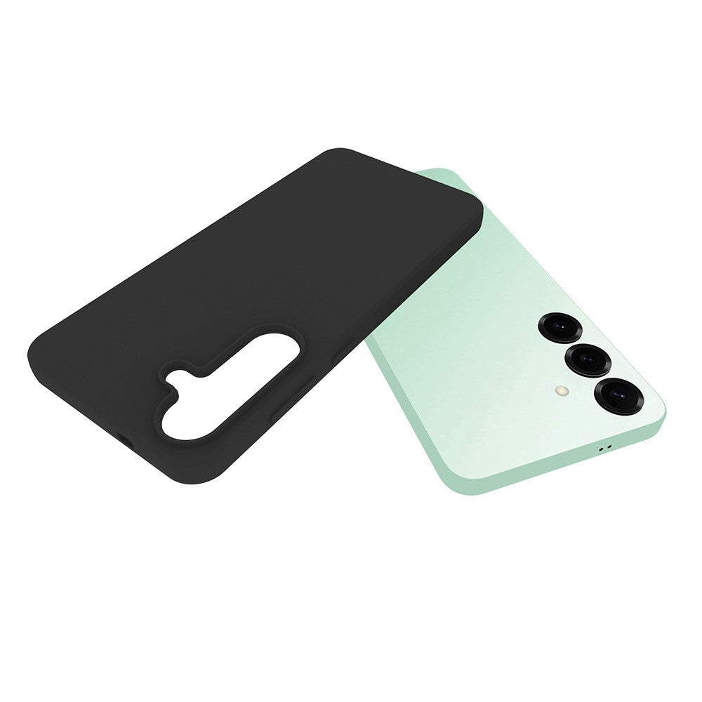 Samsung Galaxy S24 FE / S25 FE Hoesjes – Siliconen Backcover – 3x Screenprotector Gehard Glas – 3x Camera Lens Protector – Zwart-Ilumina Benelux
